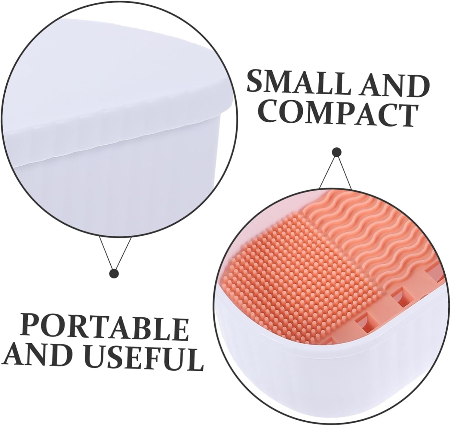 Makeup Brush Cleaner Storage Box Electric Makeup Brush Cleaner for Women Portable Cleaning Box