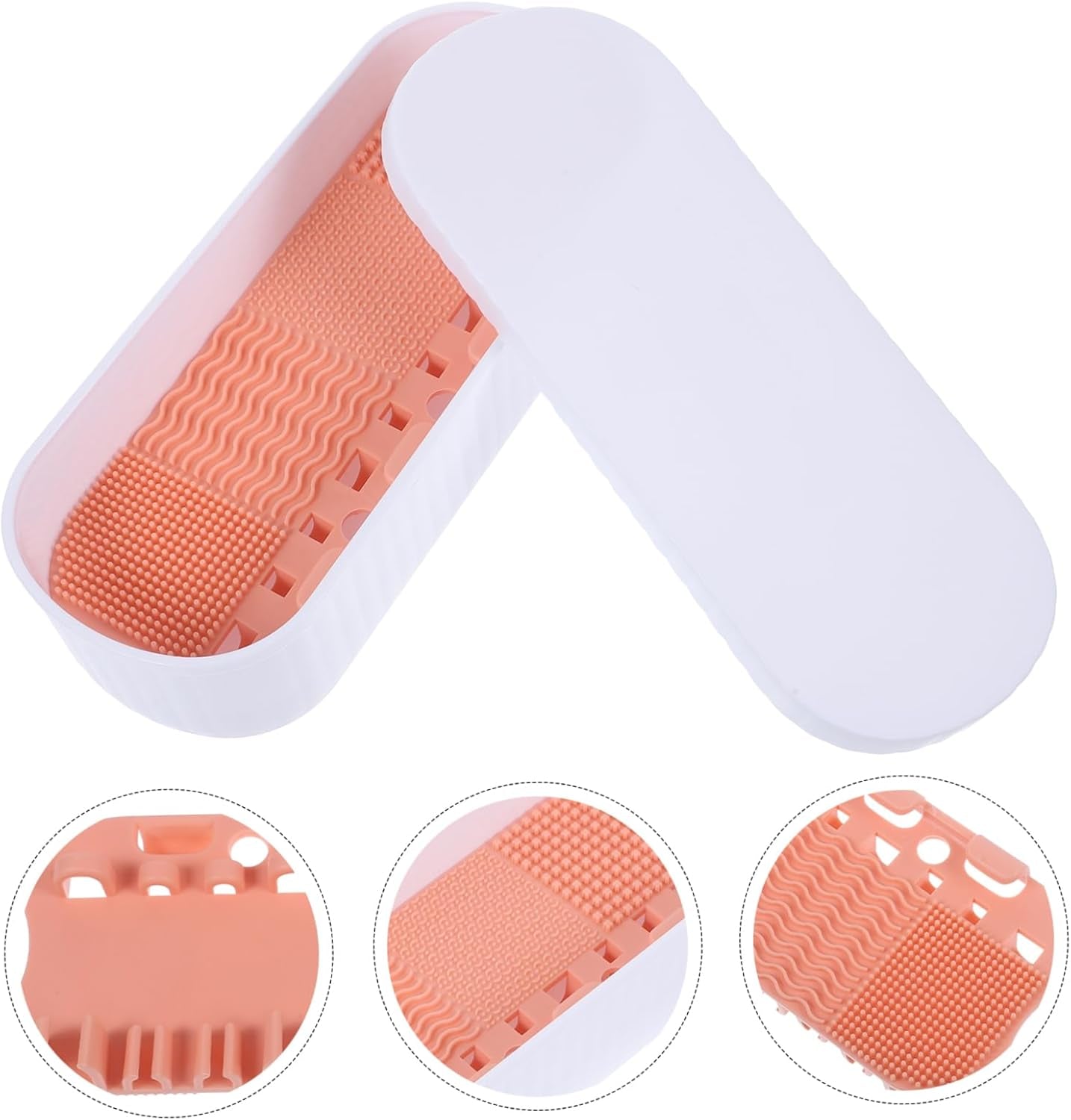 Makeup Brush Cleaner Storage Box Electric Makeup Brush Cleaner for Women Portable Cleaning Box